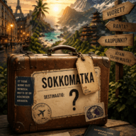 Tälle kuvalle ei ole vaihtoehtoista kuvatekstiä. Tiedoston nimi on Sokkomatka.png